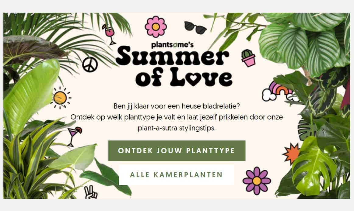 screenshot banner Plantsome voor Plantsome's Sumer of Love